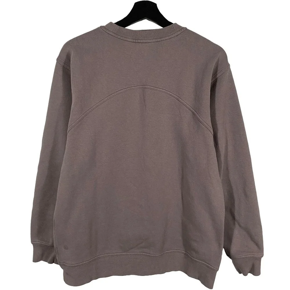 Lululemon Classic Logo Cotton Crewneck Size 6 - Picture 4 of 6